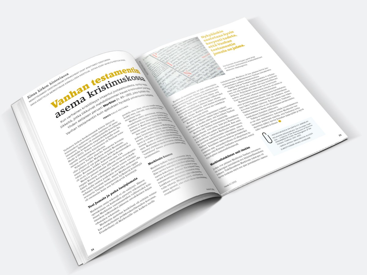 Kinaa kirkon historiassa: Vanhan testamentin asema kristinuskossa