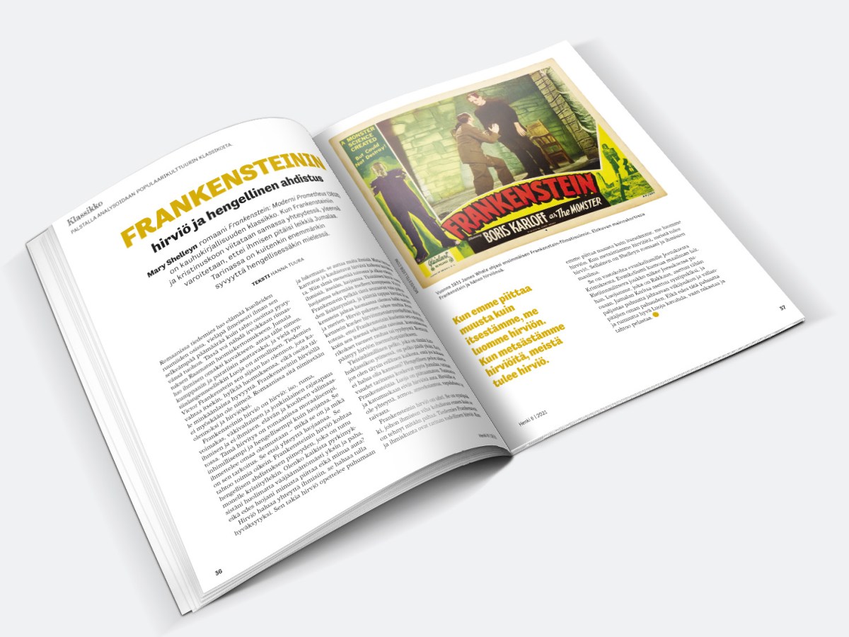 Klassikko: Frankensteinin hirviö ja hengellinen ahdistus