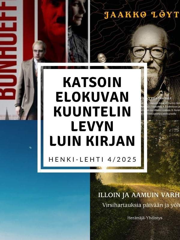 Katsoin elokuvan, kuuntelin levyn, luin kirjan 4/2025