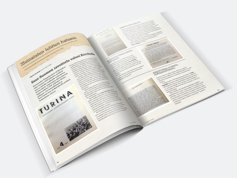 Muinaisten lehtien katsaus: Suur-Suomen tavoittelu valtasi Körttikodin